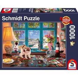 Schmidt Spiele Puzzlers Desk 1000 Pieces