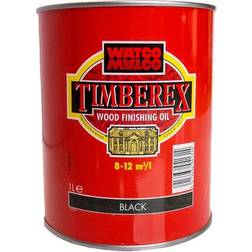 Timberex Wood Finishing Træolie Sort 1L