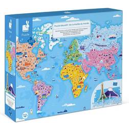 Janod Educational Puzzle World Curiosities 350 Bitar