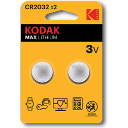 Kodak Max Lithium CR2032 2-pack