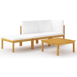 vidaXL 3057904 Lounge-Set, 1 Tisch einschl. 2 Stühle & 2 Sofas