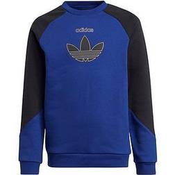 Adidas Kid's SPRT Sweatshirt - Victory Blue/Black (H31210)