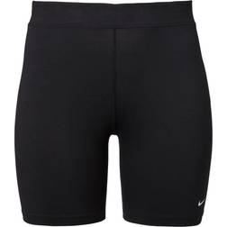 Nike Essential Mid-Rise Bike Shorts Plus Size Women - Black/White