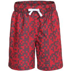 Trespass Kid's Hitter Printed Shorts - Red