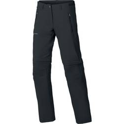 Vaude Women's Farley Stretch T-Zip Zip-Off Pants - Black