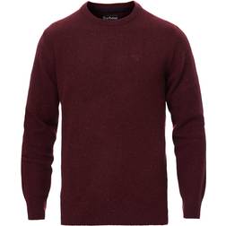 Barbour Tisbury Wool Crew Neck - Ruby