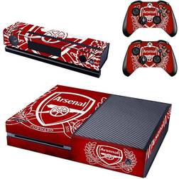 Reytid Xbox One Console Skin + 2 x Controller Decals and Kinect Wrap - Arsenal Crest