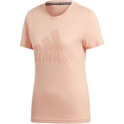 Adidas Women Must Haves Badge of Sport T-shirt - Glow Pink