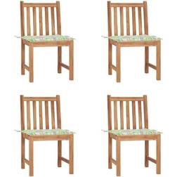 vidaXL 3073100 4-pack Trädgårdsmatstol