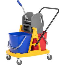 Ulsonix Cleaning Trolley with Press 2 Buckets