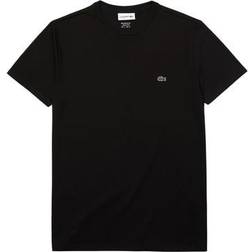 Lacoste Men's Crew Neck Pima T-shirt - Black