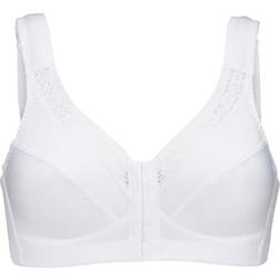 Swegmark Maj Front Fastening Soft Bra - White