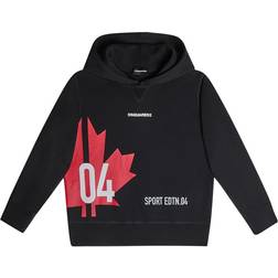 DSquared2 D2Kids Sport Edtn. 04 Canada Hoodie - Black (DQ0299D006KJDQ900)