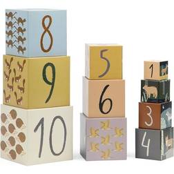 Sebra Stacking Blocks Nightfall 10pcs
