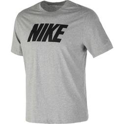 Nike Icon Block T-shirt - Dark Grey Heather/Black