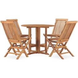 vidaXL 3059977 Ensemble repas de patio, 1 Table incluse 4 Chaises