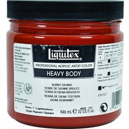 Liquitex Professional Heavy Body Acrylic Paint Burnt Sienna 946ml