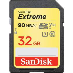 SanDisk SDHC geheugenkaart 32GB Extreme U3