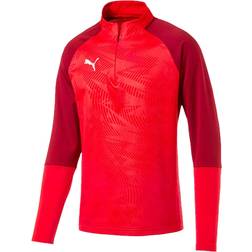 Puma CUP Training Core 1/4 Zip Top Sweatshirt Men - Red/Chili Pepper