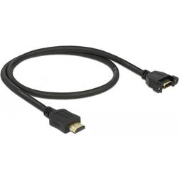 DeLock Panel Mount HDMI-HDMI M-F 0.5m