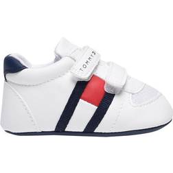 Tommy Hilfiger Tommy Flag Velcro Trainer - White