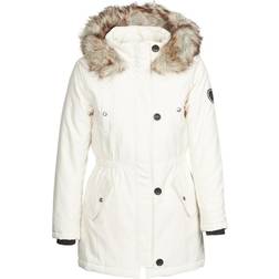 Only Women's Iris Winter Parka Jacket - White/Eggnog