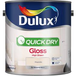 Dulux High Sheen Wood Paint Magnolia 0.75L