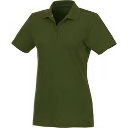 Elevate Womens Helios Short Sleeve Polo Shirt - Army Green