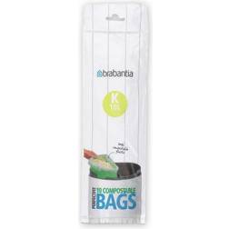 Brabantia Compostable Perfectfit Bags Size K 10 Litre 10 Bag Roll 2.642gal