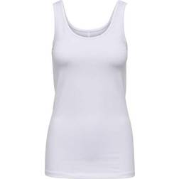 Only Basic Tank Top - White