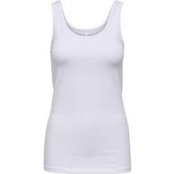 Only Live Tank Top - White