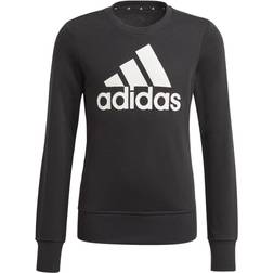 Adidas Girl's Essntials Sweatshirt - Black/White (GP0040)