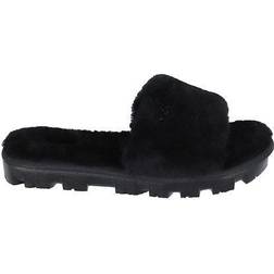 UGG Cozetta Curly Slide - Black - Women's