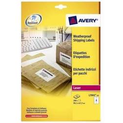 Avery Weatherproof Parcel Labels 9.9x6.8cm