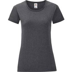 Fruit of the Loom Women's Iconic T-Shirt - Dark Heather