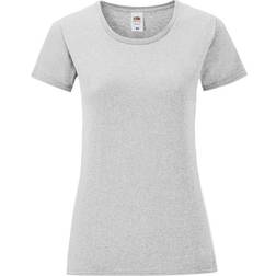 Fruit of the Loom Women's Iconic T-Shirt - Heather Grey