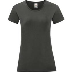 Fruit of the Loom Women's Iconic T-Shirt - Light Graphite