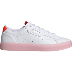 adidas Sleek W - Cloud White/Clear Pink/Solar Red