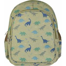 A Little Lovely Company Backpack Dinosaurs - Khaki Green