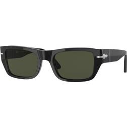 Persol Unisex Sunglass PO3268S - Couleur de Lentille Vert