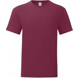 Fruit of the Loom Iconic T-shirt 5-pack - Burgundy