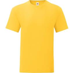 Fruit of the Loom Iconic T-shirt 5-pack - Sunflower Yellow