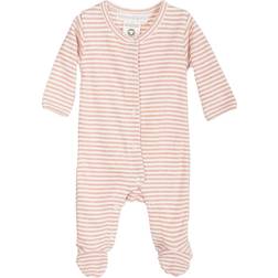 Serendipity Newborn Rib Suit - Clay/Offwhite (P877)