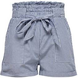 Only Short en tissu Femme - Bleu