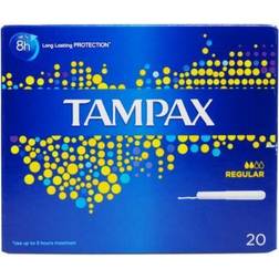 Tampax Cardboard Tampons Regular 20 pz