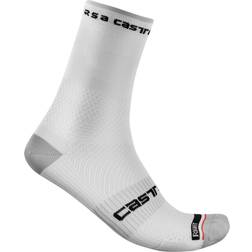 Castelli Rosso Corsa Pro 15 Socks Men - White