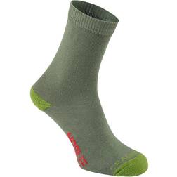 Craghoppers Kid's NosiLife Pair Travel Socks - Dark Khaki (CKH002-2AT)