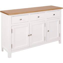 vidaXL Solid Oak Wood Buffet 110x70cm