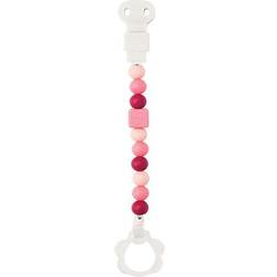 Nattou Attache tétine silicone corail