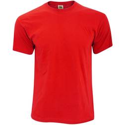 Fruit of the Loom Screen Stars Original Full Cut Short Sleeve T-shirt - Red